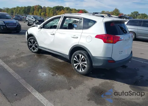 2015 Toyota Rav4 Limited from USA, damaged, VIN 2T3DFREV8FW335360